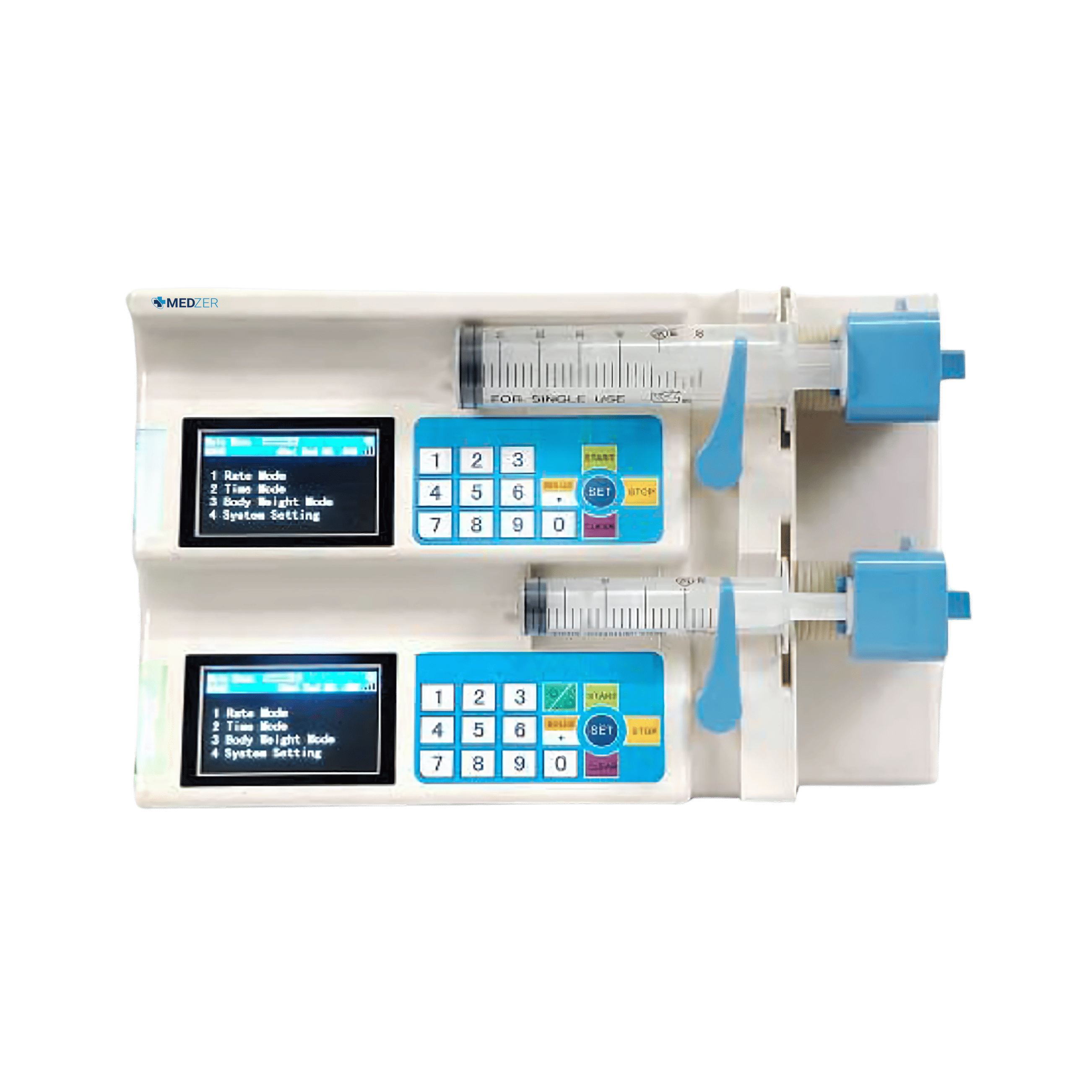 Dual Channel Syringe Pump DCSP-1000F